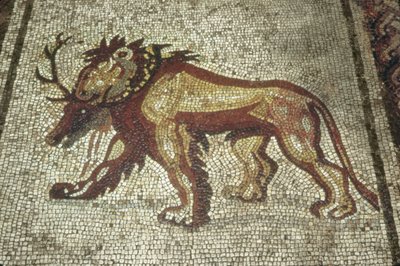 Löwe, Insula XXI, Gebäude 2, spätes 2. Jahrhundert n. Chr. von Roman